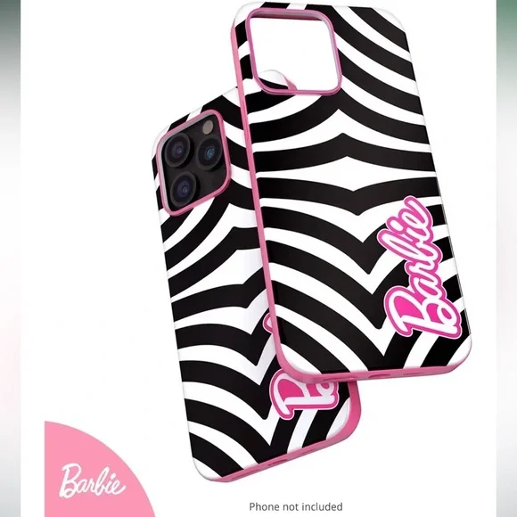 Barbie Black & White + Classic pink Phone Case for iPhone 14 Pro Max - Picture 7 of 16
